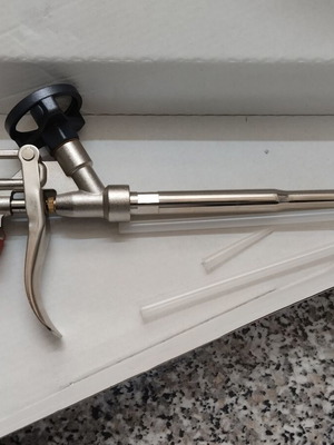 Foam Gun metal, new for polyurethane sealing and insulation