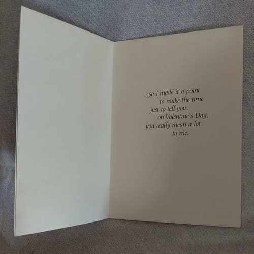 Valentine's Day card like new with envelope