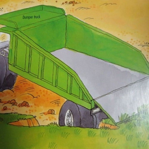Building Site educational interactive book like new, English