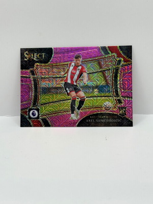 2023-24 Select Premier League Anel Ahmedhodzic Purple Mojo RC Sheffield Utd card new