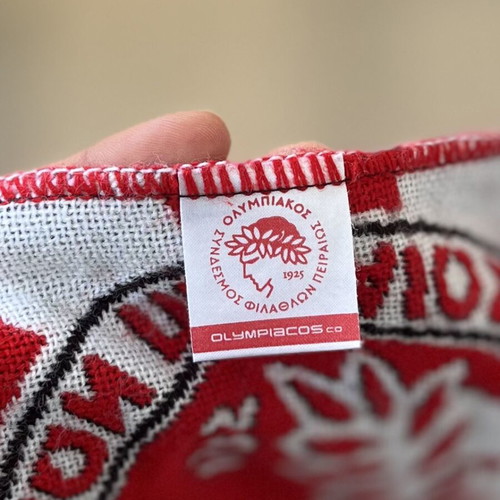 Authentic Olympiakos knitted scarf, official product PAE