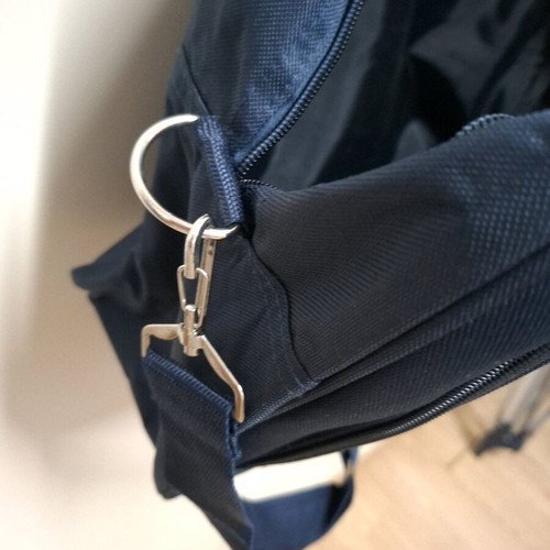 Blue laptop bag like new, hand and shoulder carry