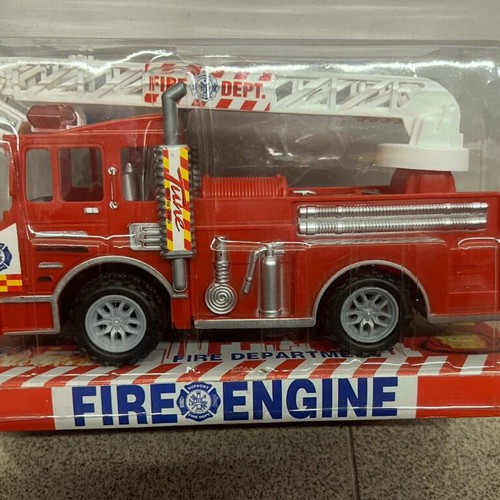 Plastic fire truck 25cm new