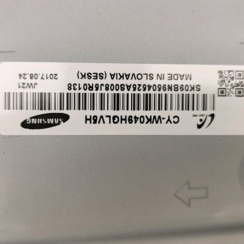 Samsung Curved UE49MU6202KXXH mainboard and power supply like new