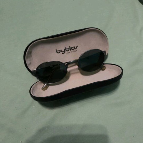 Byblos vintage John Lennon style sunglasses used, silver