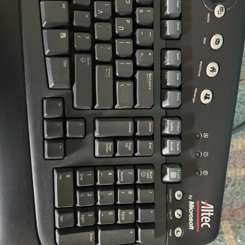 Wired mechanical keyboard PS/2 used (GR)