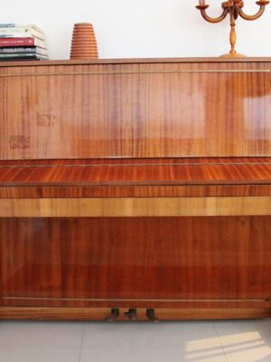 Upright KYBAHB piano used, Russian made