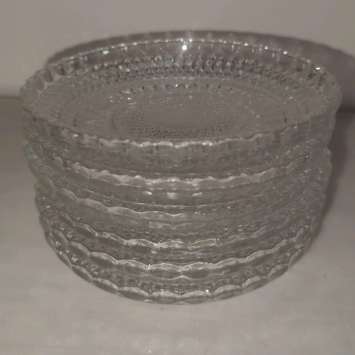 Set of 6 vintage dessert/pastry plates like new