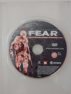 FEAR Extraction Point PC videogame used, disc only without cover