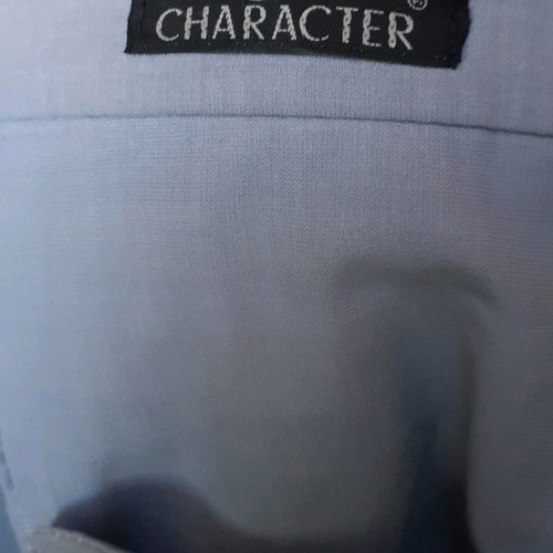 Character men's pants used, light blue summer