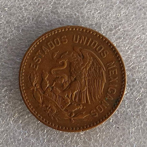 Mexico 1956 50 Centavos silver coin