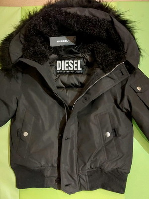 Diesel kids jacket new, 8 years old, black