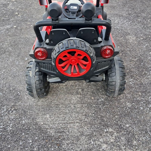 Electric car for children used, up to 35-40 kg, pedal and charger included