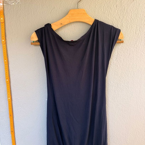 Mavroudis women's top dark blue used with V neckline