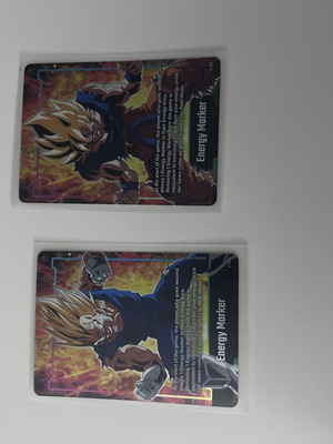 Dragon Ball energy markers Goku and Vegeta like new