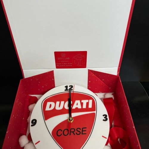 Ducati Corse wall clock analog, new, 20 cm