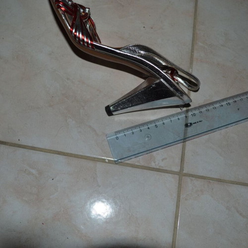 Pollini silver summer sandals like new, leather