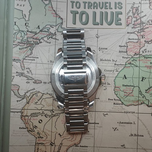 Longines Conquest 38mm black wristwatch