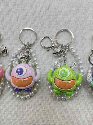 Комплект от 12 сладки ключодържатели с чудовища