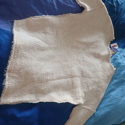 Sisley blouse new for 7-8 years old, beige with tag