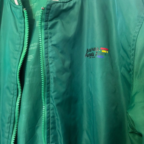 Vintage Benetton Formula 1 jacket green, like new, size XL