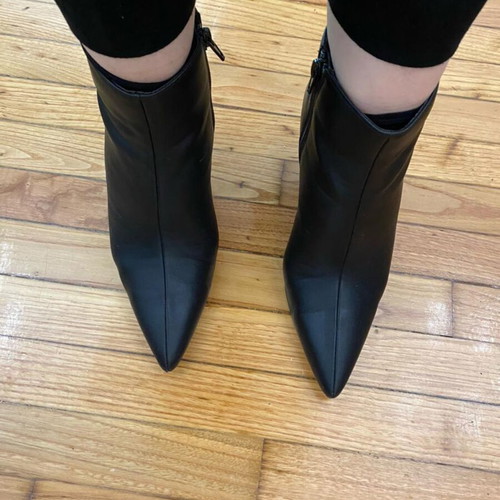 Mango black boots like new, size 38