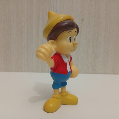 Pinocchio figure with nose mechanism, used