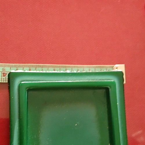 Czech malachite box with small defect