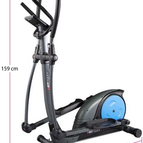 X-FIT Flexy elliptical machine used with LCD console