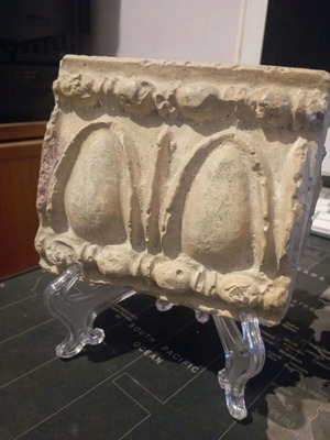 Plaster replacement of the Parthenon new