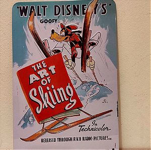 Walt Disney Goofy μεταλλική ταμπέλα