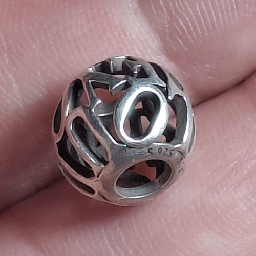 Pandora charm 'I love you' silver