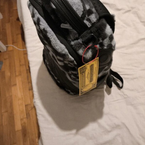 Sprayground collectible backpack, black and grey