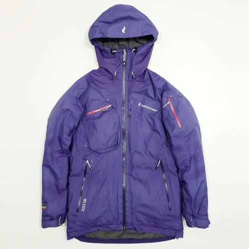 Peak Performance Heli Loft GTX Recco Primaloft women's ski jacket S-M like new, purple