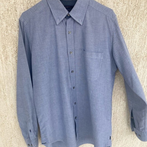 Manetti Men's Shirt Medium Like New Blue