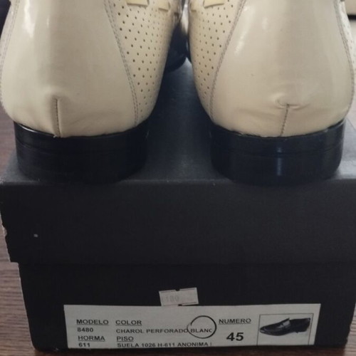Scarponi shoes new, size 45, white beige