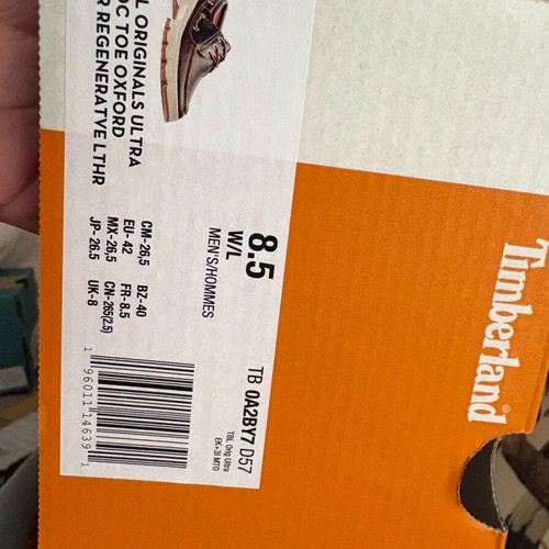 Timberland leather shoes new, brown, size 42