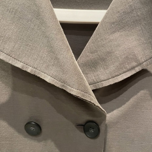 Carla G trench coat size small like new, gray