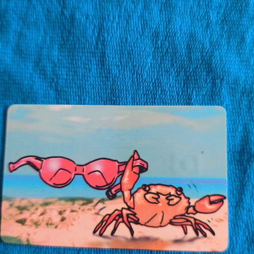German phone card used