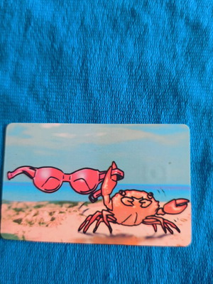 German phone card used