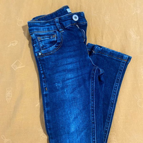Jean trouser used, blue, size 104 cm, for 4-5 years old