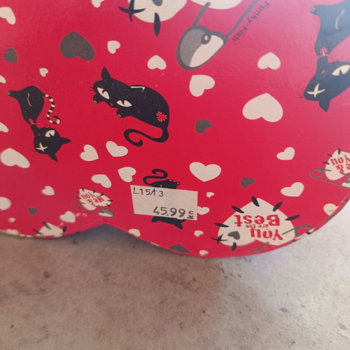 Red storage box used
