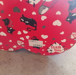 Red storage box used