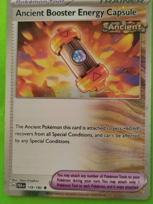 ancient booster energy capsule pokemon card Roaring Moon ex Box  Mushyhead Comics recovers from all Special Conditions The next Pokmon TCG Pocket