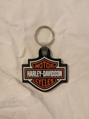 Колекционен нов ключодържател Harley Davidson, черен