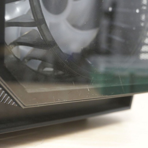 Acer Predator PC case used with 3 RGB fans and PCIE riser
