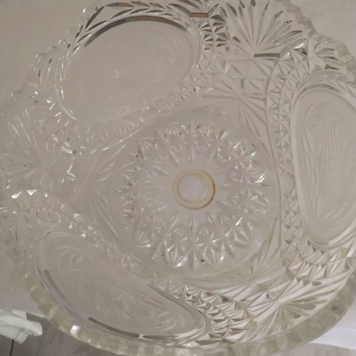 Crystal fruit bowl used