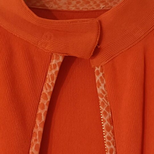 Sports jacket like new, knitted, orange
