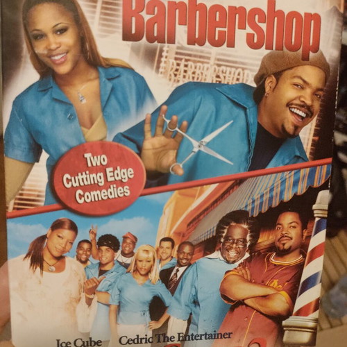 Barbershop 1 and 2 DVD used, Greek subtitles on first movie