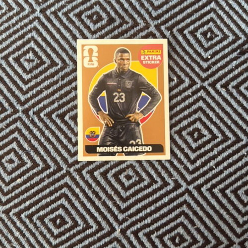 Moises Caicedo Extra Sticker New